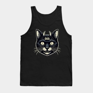 Devil Black Cat - Hail Kitten! Tank Top